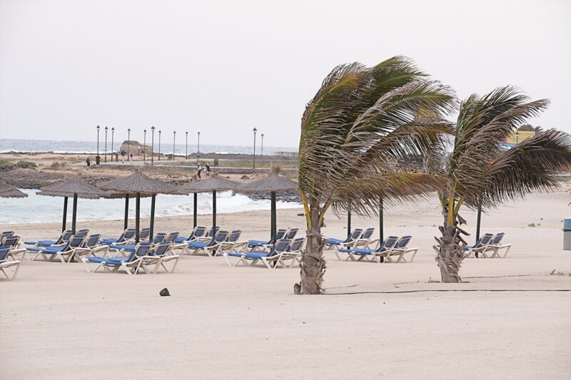 Según informa el Gobierno de Canarias en las próximas horas se espera viento del nordeste moderado- fuerte y racheado