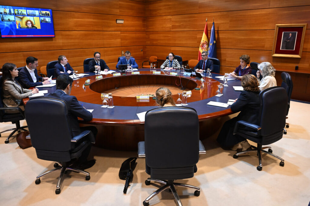 El Gobierno de España ha mantenido una reunión hoy para analizar cómo transcurre la vuelta a la normalidad tras el apagón del pasado 28 de abril / Gobierno de España