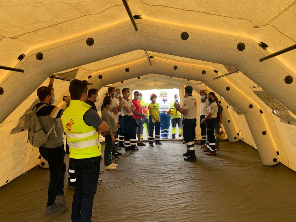 El SUC refuerza el dispositivo sanitario de respuesta inmediata en La Palma