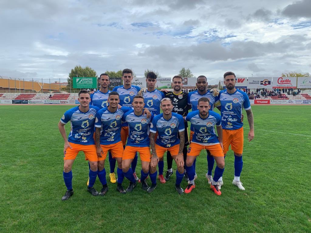 El Panadería Pulido San Mateo suma un punto al final ante el Don Benito (1-1)