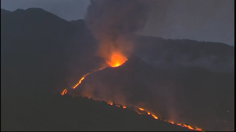Se cumple un mes de la erupción del volcán de Cumbre Vieja