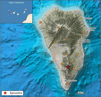 Disminuye el número de terremotos en La Palma