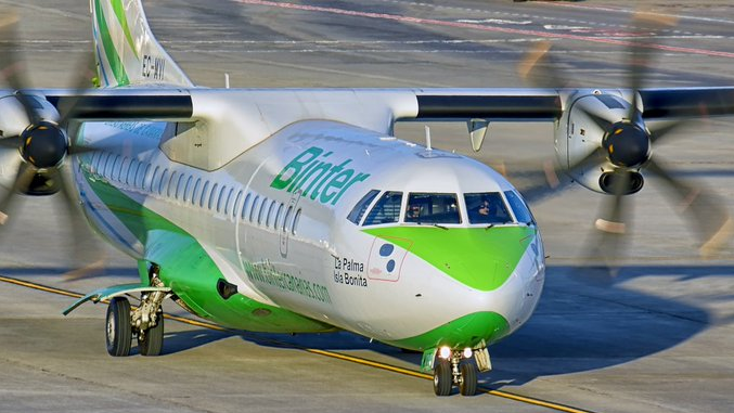 Binter retoma los vuelos con La Palma a partir de las tres de la tarde