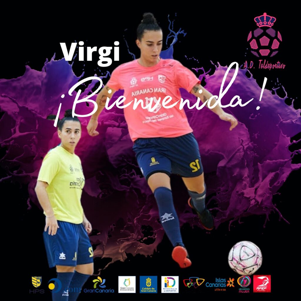 Virginia González, recien llegada al Teldeportivo, juega como ala-pívot y llega al conjunto amarillo después de superar una importante lesión