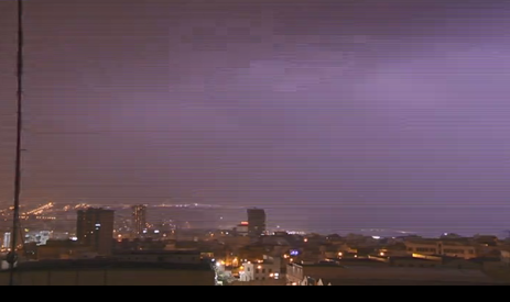 Madrugada de relámpagos en Tenerife, Gran Canaria y Fuerteventura 