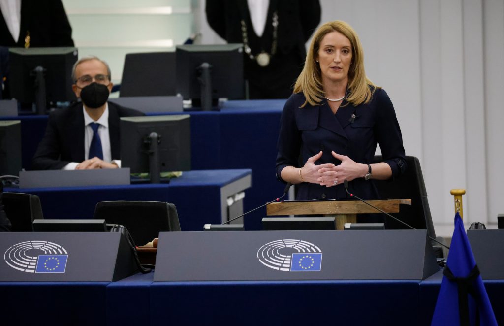 La Eurocámara elige como nueva presidenta a la conservadora Roberta Metsola