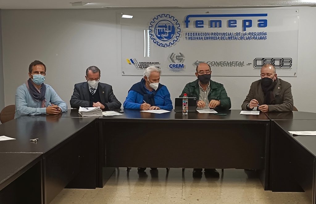 Femepa y los sindicatos firman el convenio de Siderometalurgia