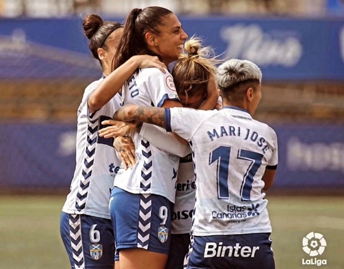 La UD Granadilla Tenerife suma ante el Sporting Club de Huelva su séptima victoria en ocho partidos