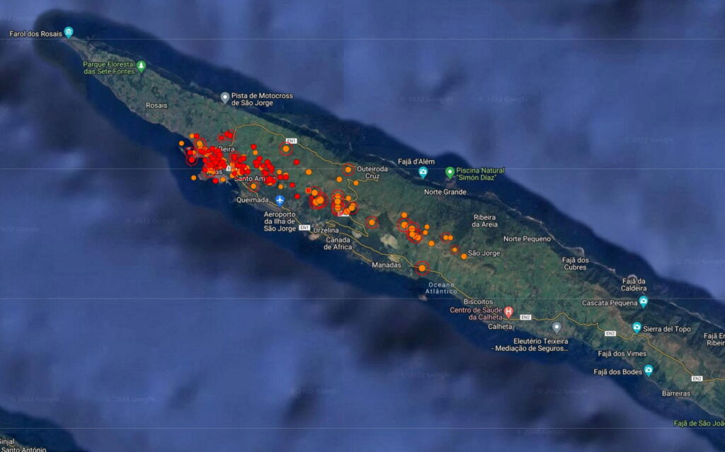 San Jorge (Las Azores), preparada para evacuar a 5.500 personas ante el riesgo de erupción