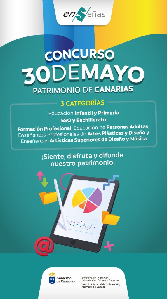 Educación convoca el concurso escolar "30 de mayo. Patrimonio de Canarias"