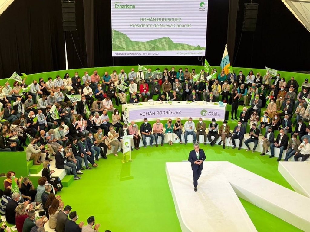 Román Rodríguez, reelegido como presidente de Nueva Canarias (NC)