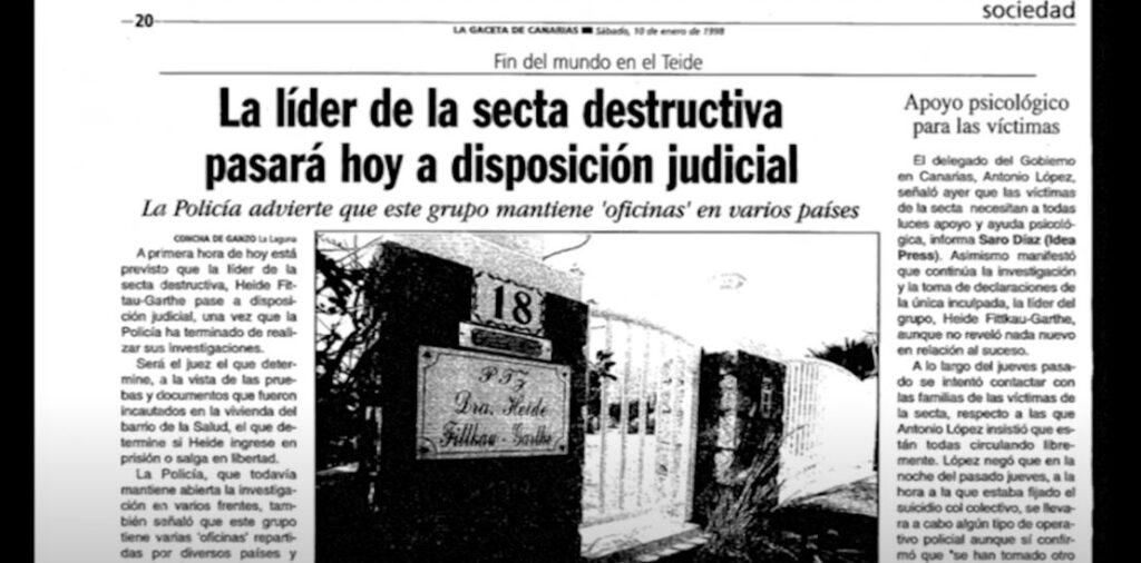 'Objetivo Canarias' ahonda en la Secta de Heide Fittkau