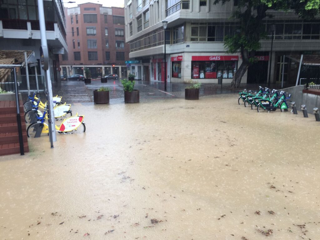 Récord de precipitaciones en Canarias