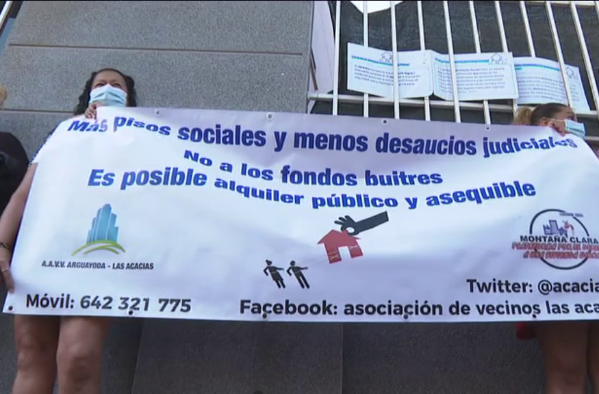 Firman ampliación del escudo social para evitar desahucios