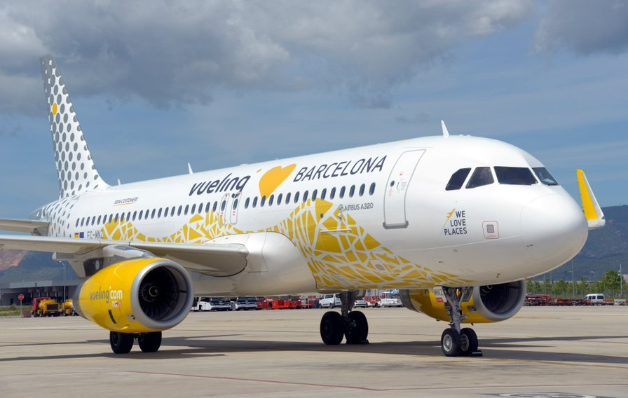 Puntualidad en los vuelos de la aerolínea Vueling