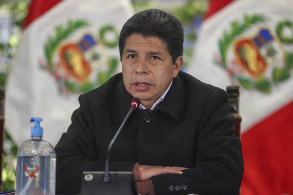 18 meses de prisión preventiva para Pedro Castillo por rebelión