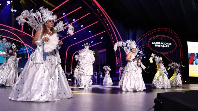 Imagen de archivo de las Agrupaciones Musicales del carnaval de Santa Cruz de Tenerife