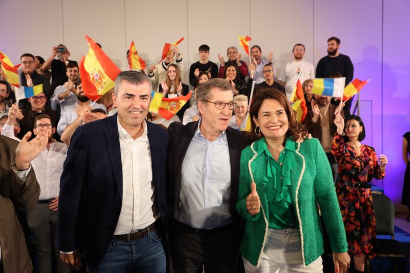Feijóo respalda la candidatura de Jimena Delgado a la alcaldía de Las Palmas de Gran Canaria