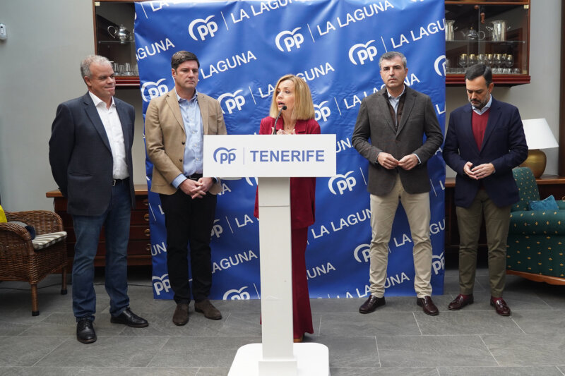 La candidata del PP, Ana Zurita, promete reconvertir La Laguna en «referente»