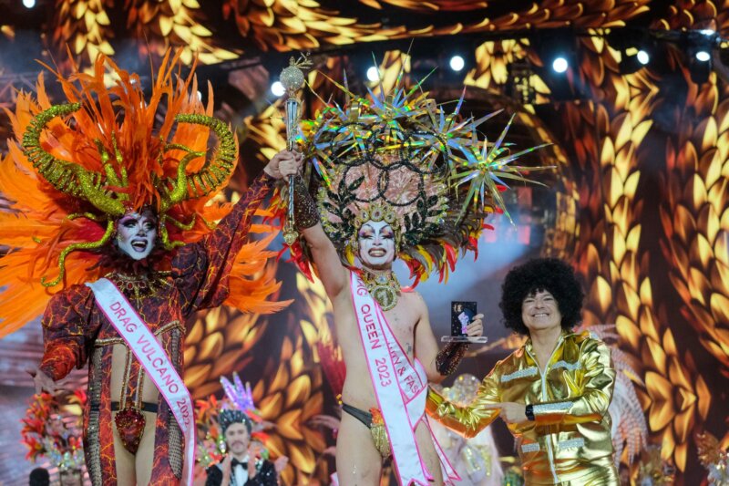 Drag Shíky se alza como Drag Queen 2023 del Carnaval de Las Palmas de Gran Canaria. Lo más leído 2023
