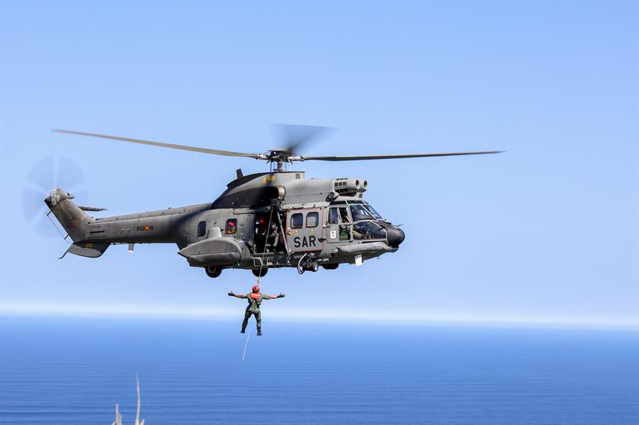 Simulacro aéreo La Palma