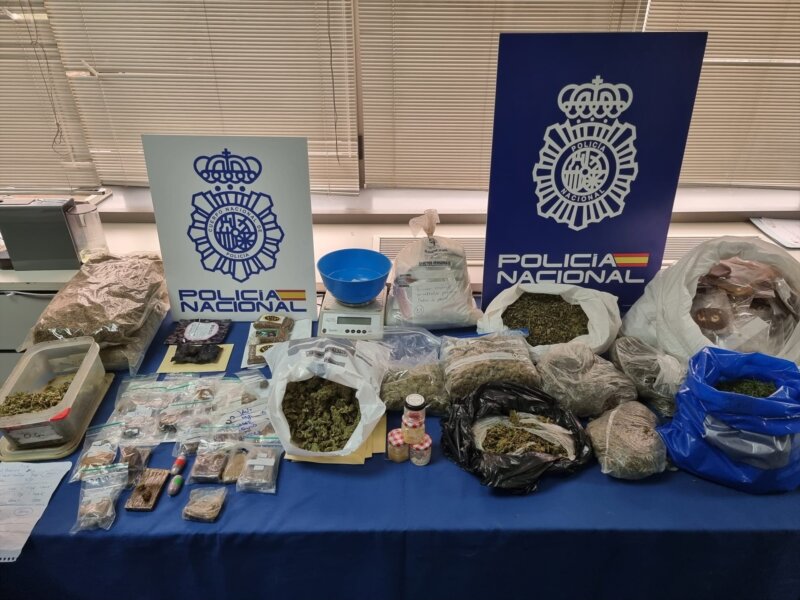 Detenidos por tráfico de drogas en un club cannábico en Gran Canaria