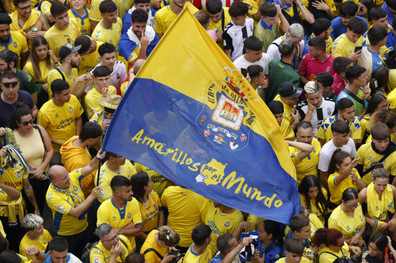En directo: La Unión Deportiva Las Palmas celebra el ascenso