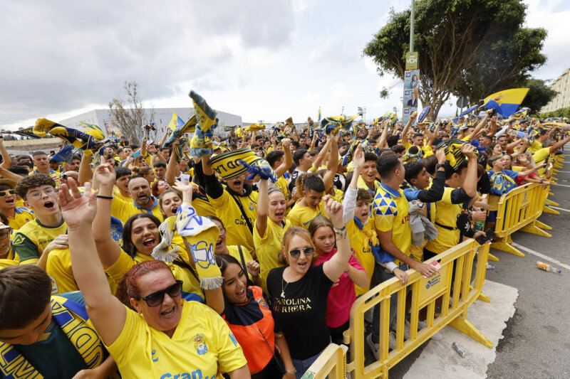 Aficionados de la UD Las Palmas. Imagen UD Las Palmas