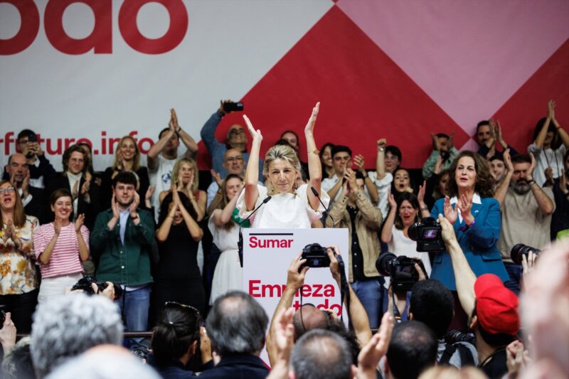 Yolanda Díaz, con la vista puesta en el 23J