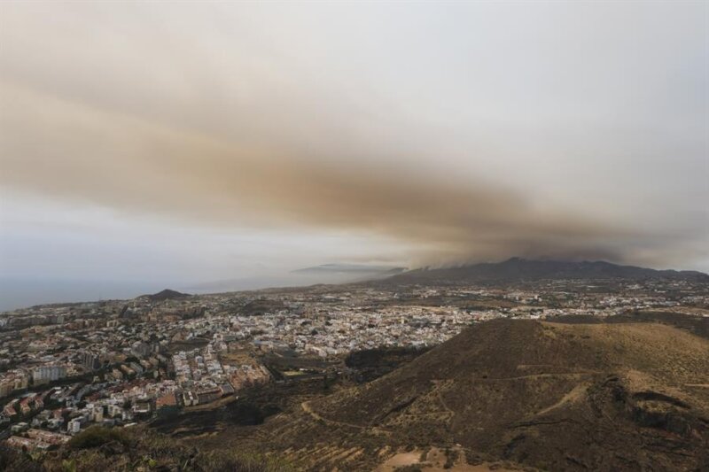 Incendio declarado en Tenerife 17/08/23