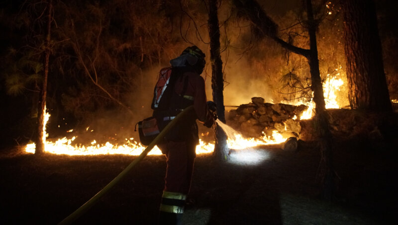 El incendio de Tenerife en imágenes