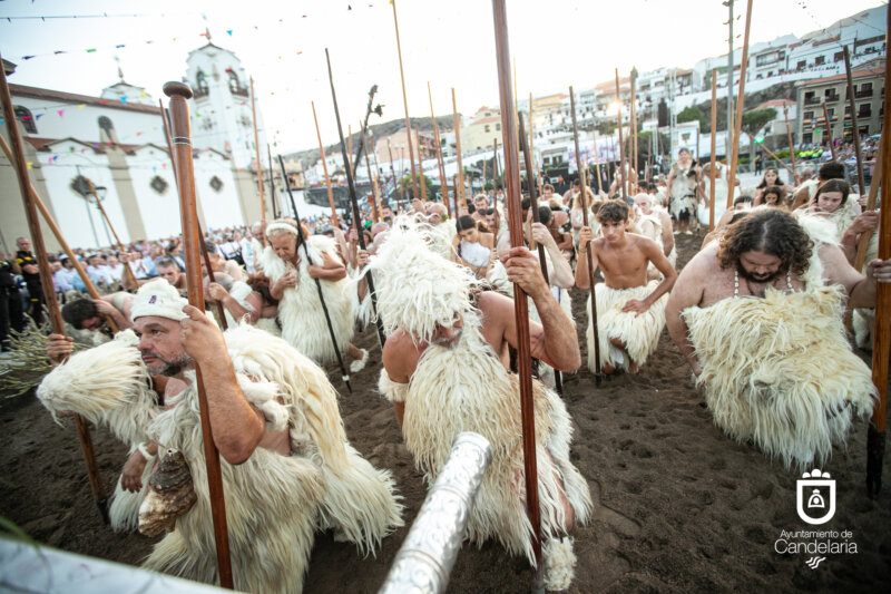 Foto de archivo de la Ceremonia Guanche. Imagen cedida por el Ayuntamiento de Candelaria