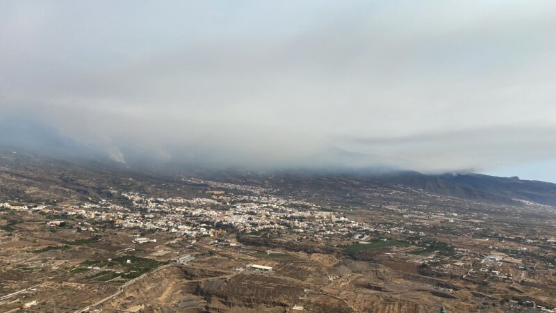 El incendio de Tenerife en imágenes