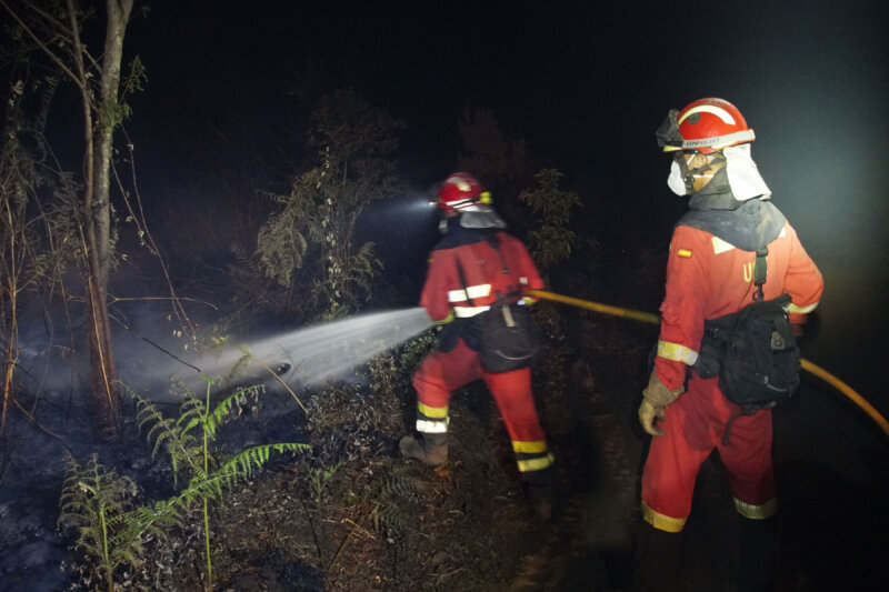 El incendio de Tenerife en imágenes