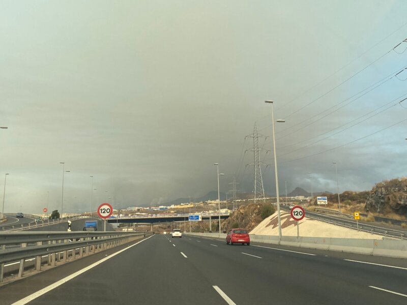 Incendio declarado en Tenerife 17/08/23
