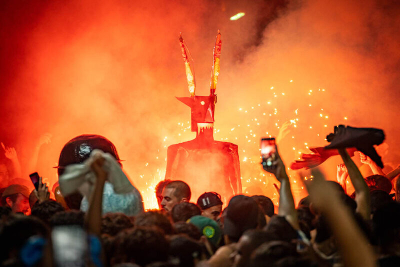 Imagen de la Danza del Diablo en Tijarafe / Ayuntamiento de Tijarafe