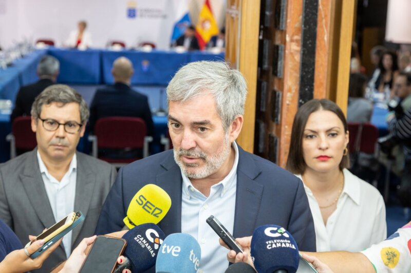 El presidente de Canarias, Fernando Clavijo