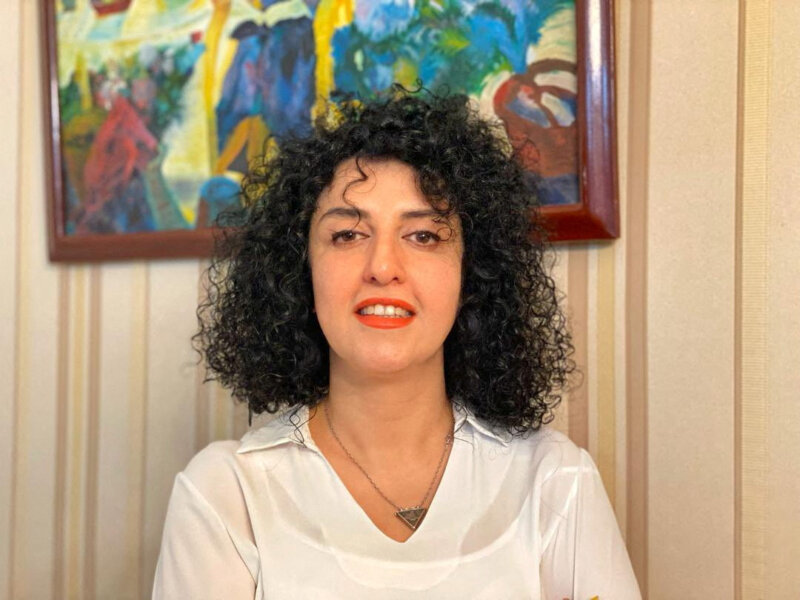 La activista iraní Narges Mohammadi, premiada este viernes con el Nobel de la Paz 2023, en una imagen de archivo
