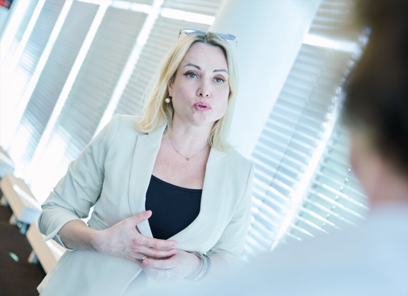 La periodista rusa Marina Ovsyannikova