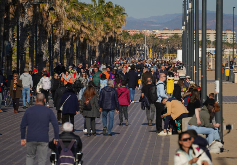 Canarias suma 20.082 habitantes en el último un año . Foto archivo Eduardo Manzana / Europa Press 25/12/2023