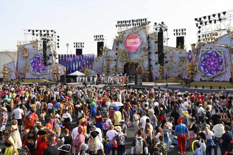 La celebración de los actos de carnaval este año en Las Palmas de Gran Canaria se celebró en el entorno de Belén María / Archivo