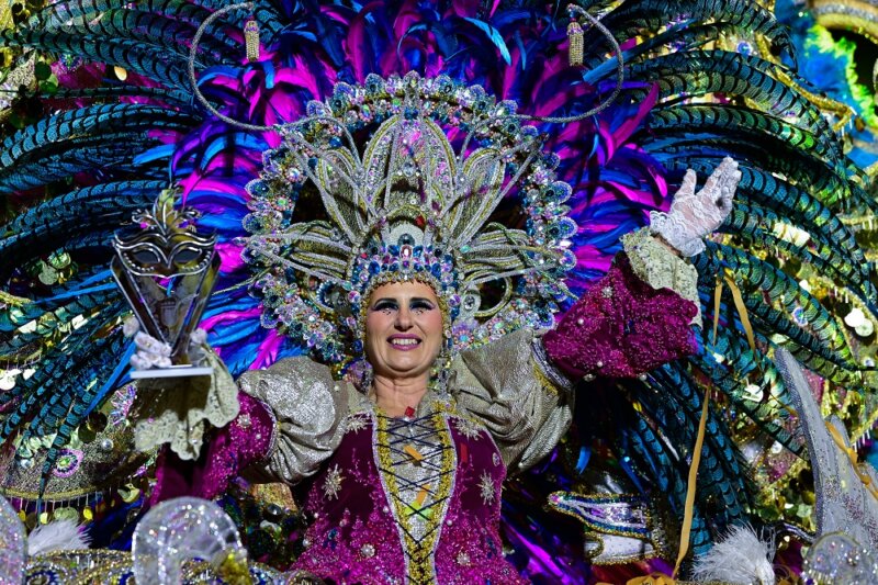 El Carnaval de Las Palmas de Gran Canaria publica las bases para sus concursos. (Archivo) Eva Costa Santiago, Gran Dama 2024 del Carnaval de Las Palmas de Gran Canaria.