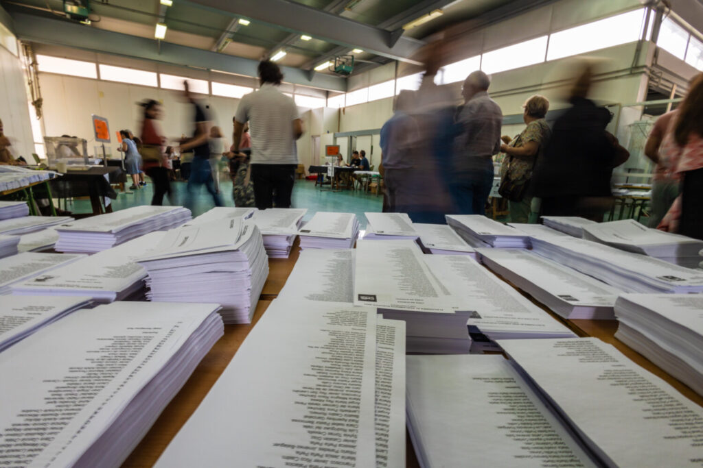 Papeletas elecciones europeas