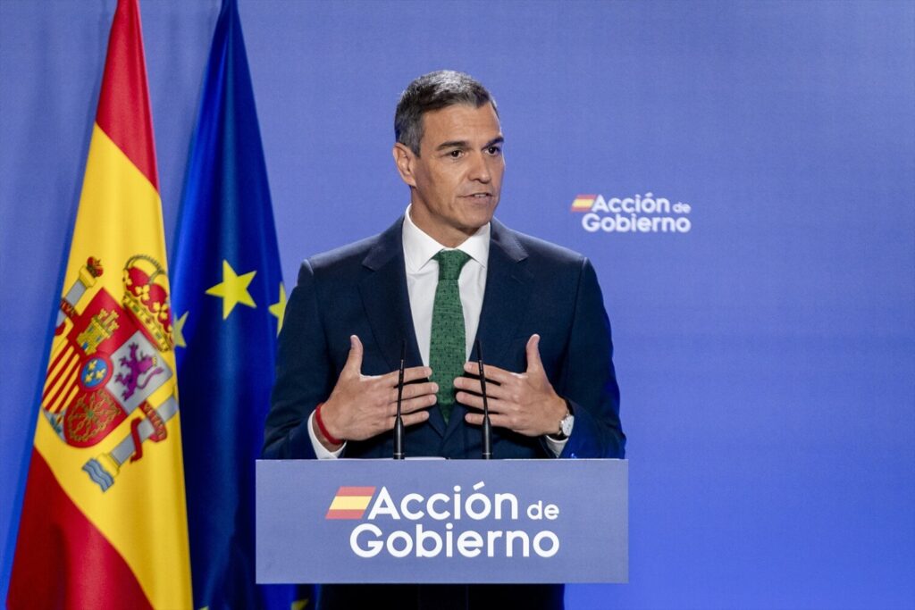 El Presidente del Gobierno, Pedro Sánchez. A. Pérez Meca/EUROPA PRESS
