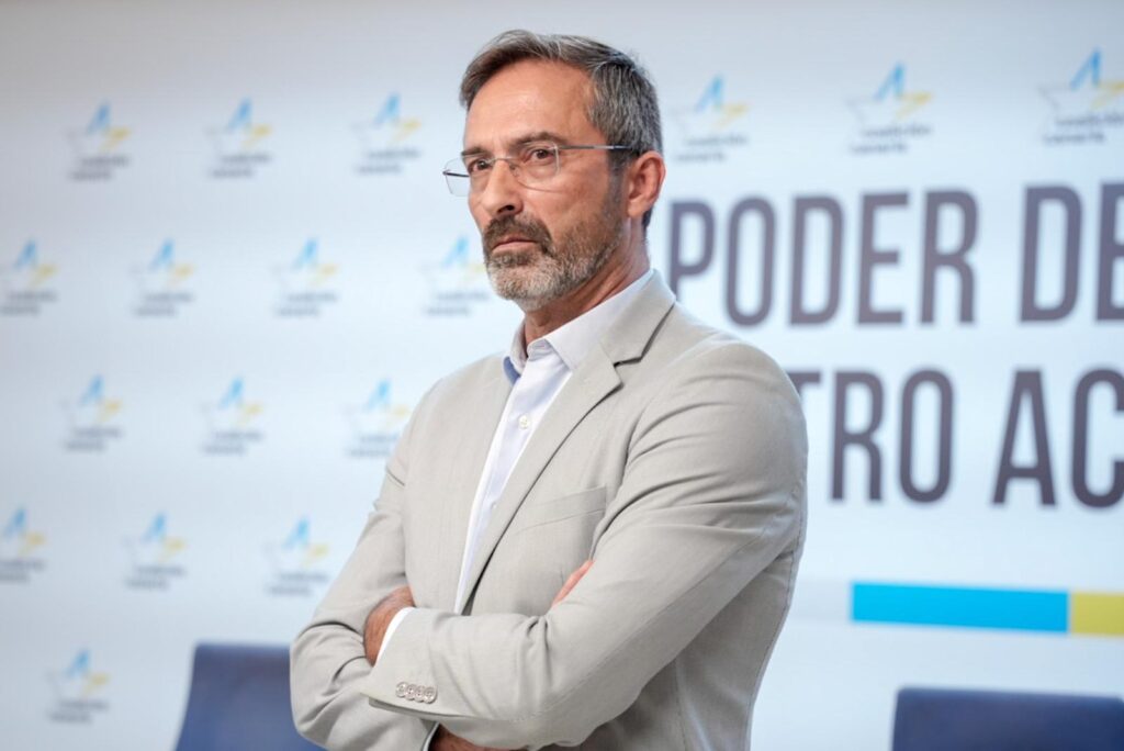 Coalición Canaria encara 2025 para cumplir la Agenda Canaria. Pedro San Ginés durante su comparecencia/ Coalición Canaria.
