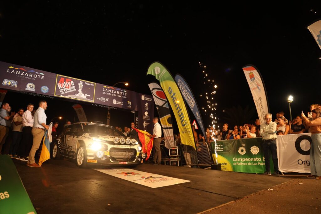 La temporada 2025 de rallyes comienza en Lanzarote. Imagen: Rallye Orvecame-Isla de Lanzarote.
